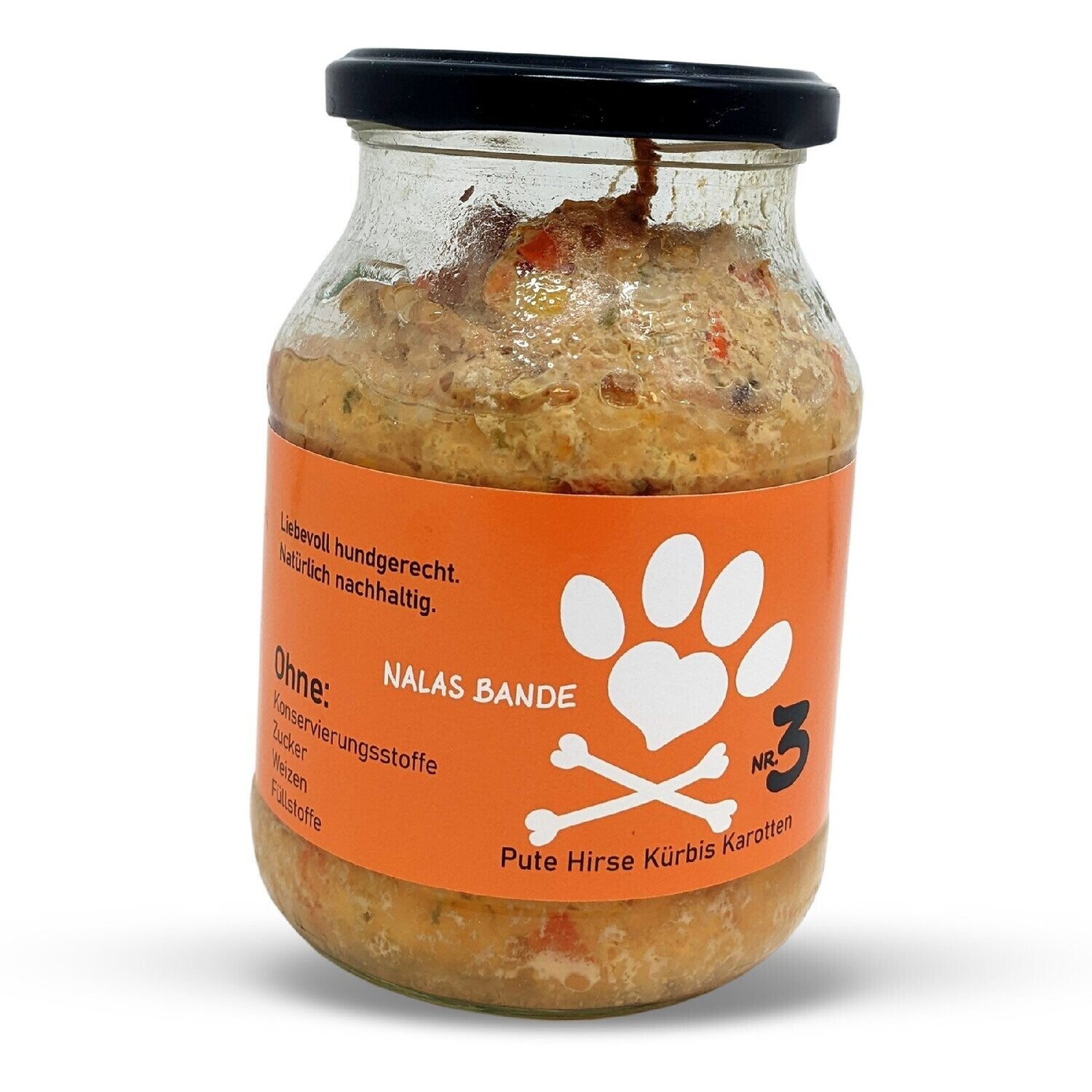 NALAS BANDE - Futter Nr. 3 Pute 450g *Pfandglas*