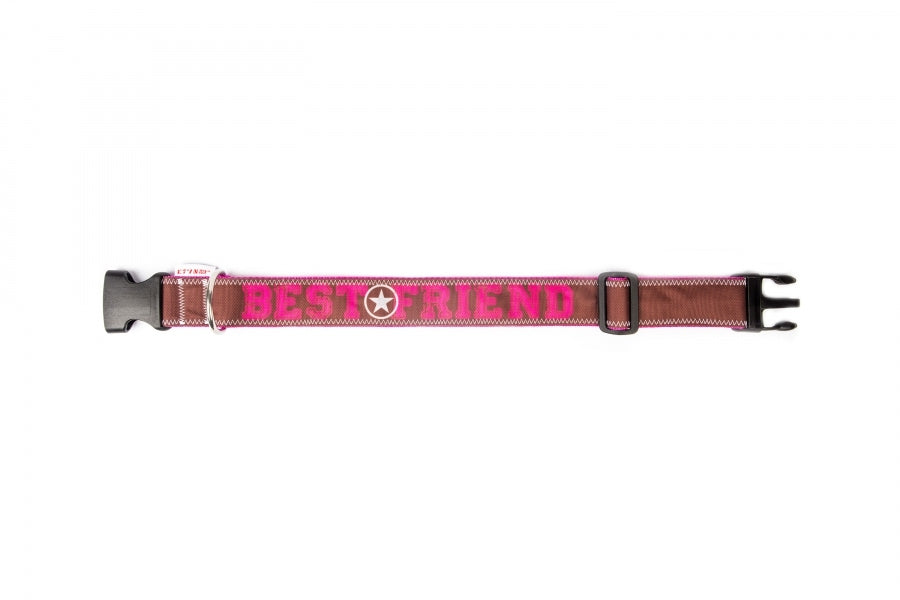 STUDIO AM MEER -  Surfsegel Halsband "XS - Best Friend choco/pink"